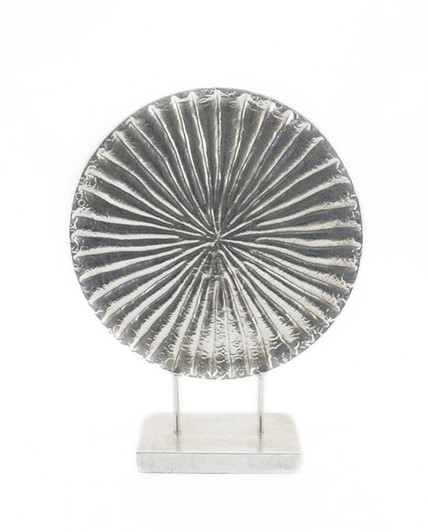 Orbit Iron Sculpture in Silver Finish