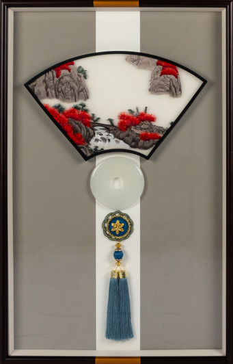 Fan with Tassel Wall Art