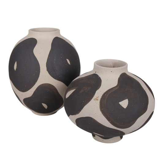 Holstein Wide & Tall Ceramic Vases