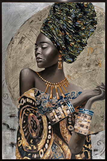 Amari Print on Acrylic with Black Aluminium Frame 80 x 120cm