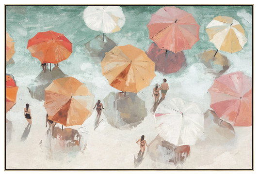 Heatwave Print on Canvas - 152.5 x 102.5 x 5.5cm