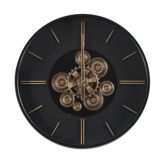 Neeson Wall Clock with Moving Gears