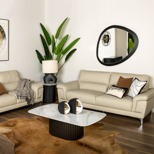 Ohio 3+2 Lounge Suite in Beige Colour