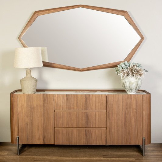 Pandora 2 door 3 drawer Buffet in Walnut