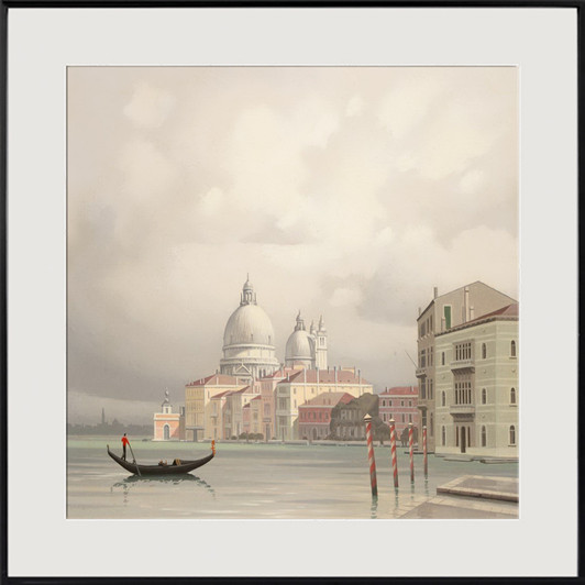 Journey I Print with Black Aluminium Frame - 80 x 80cm