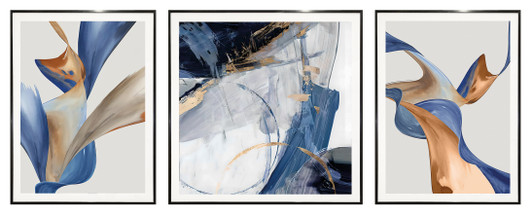 Read My Mind Set of 3 Prints with Black Aluminium Frames