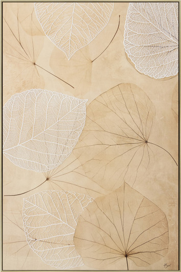 In the Breeze I Print on Canvas with Champagne Frame - 82.5 x 122.5 x 4.5cm