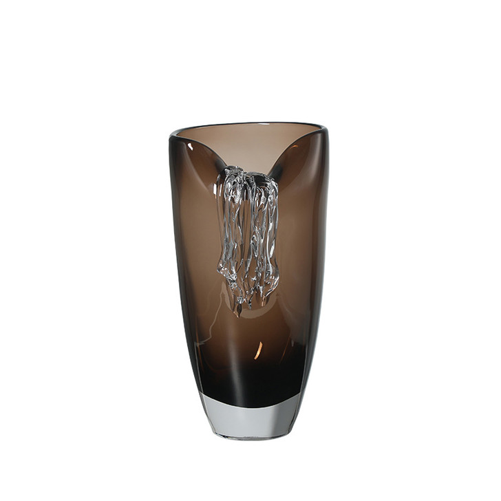 Ice Bar Small Hand Blown Glass Vase - 14 x 14 x 25cm