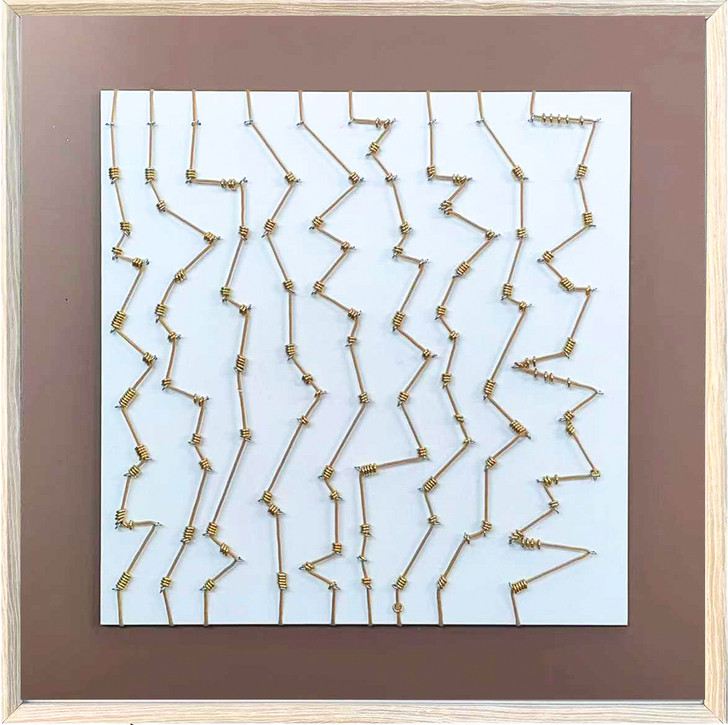 Life's Connections Mixed Media Wall Art - 80 x 80cm