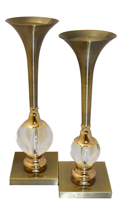 Rebecca Gold Candleholders