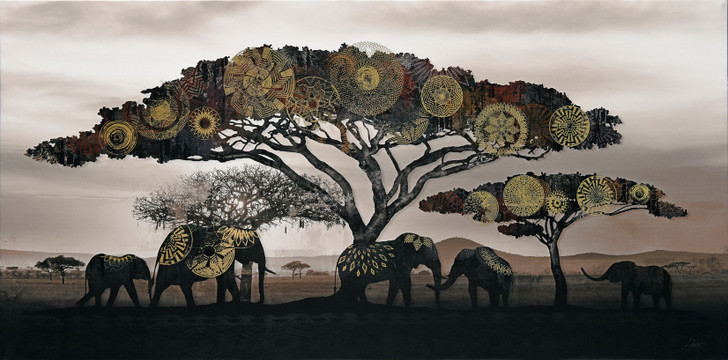 One Night in Africa Print on Canvas