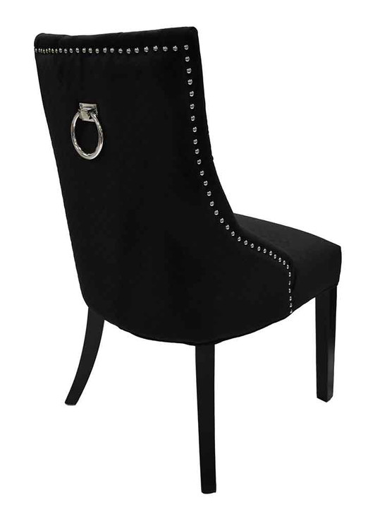 black lion knocker chairs