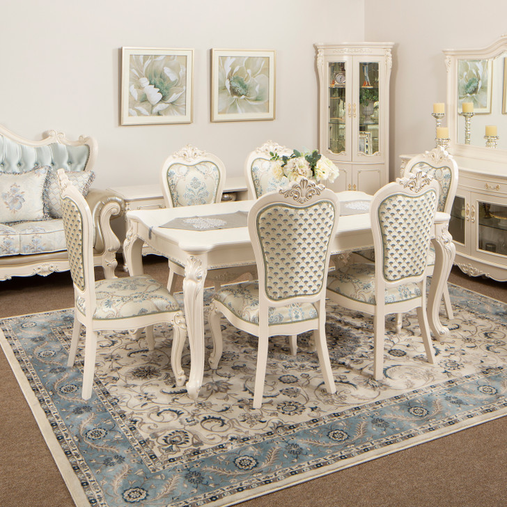 Helene Rectangular Dining Table with Helene Dining Chairs