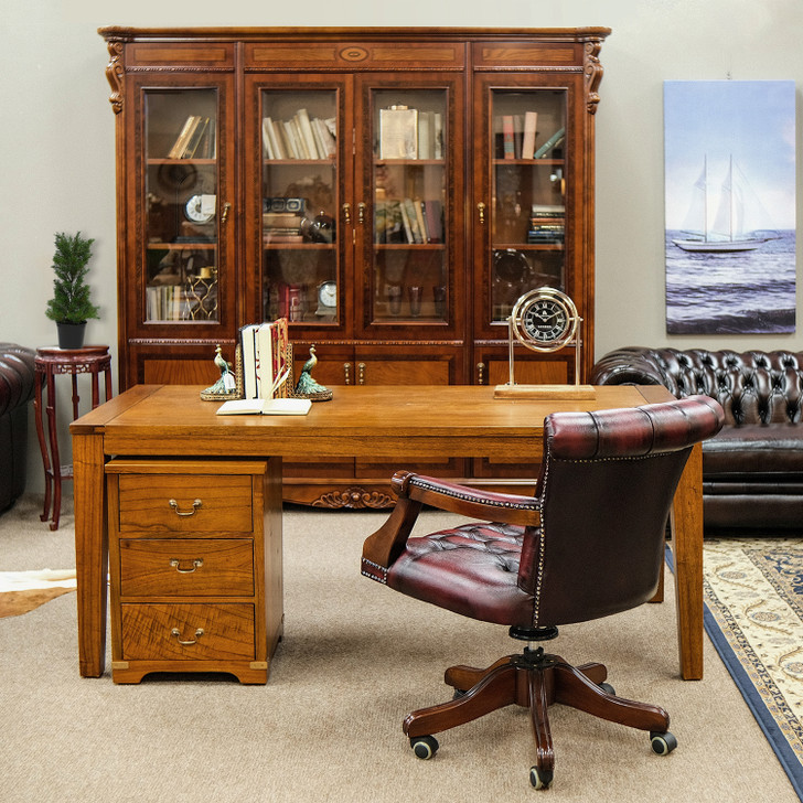 Liverpool Desk & Drawer Unit in Solid Mango Wood