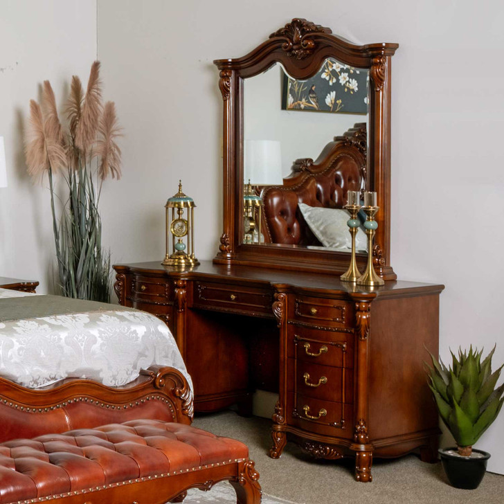 Edward Dressing Table & Mirror