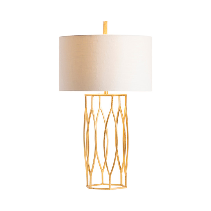 Global Table Lamp in Gold Metal