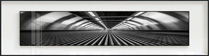 The Tunnel - Print with Black Aluminium Frame