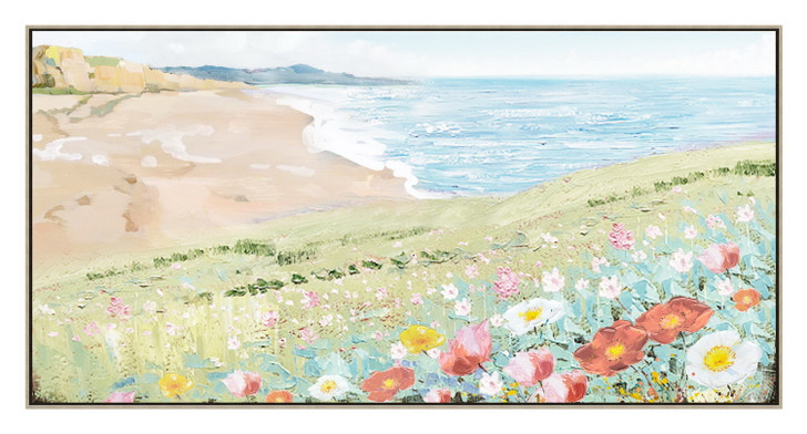 Beach View Hand Painted Oil on Canvas