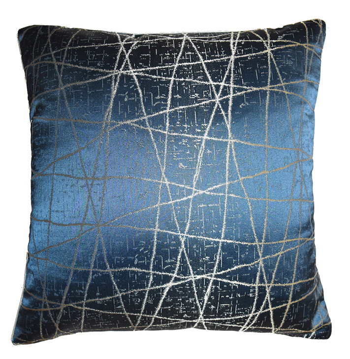 Blue & Silver Cushion