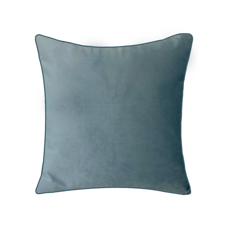 Melina Sky Blue Velvet Cushion