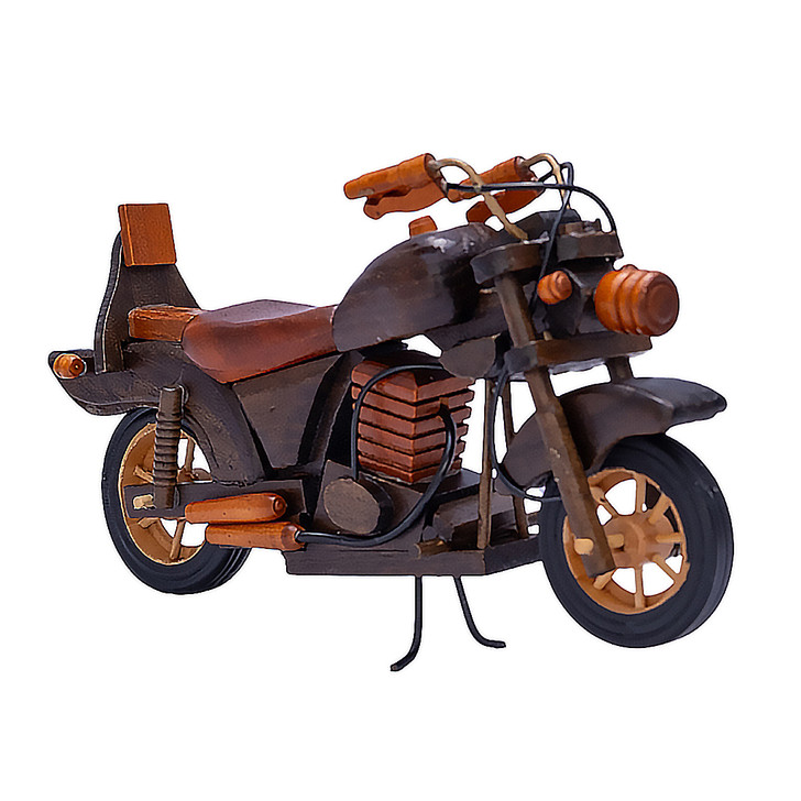 Wooden Motorbike Ornament