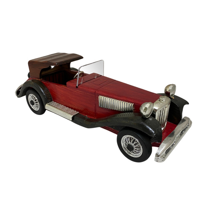 Wooden Vintage Car 2 - 38 x 14 x 16cm
