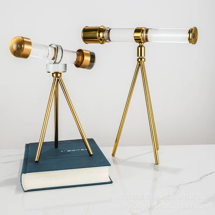 Acrylic & Metal Telescope Statues