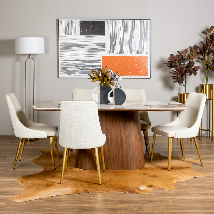 Pandora Dining Table with Alora Chairs