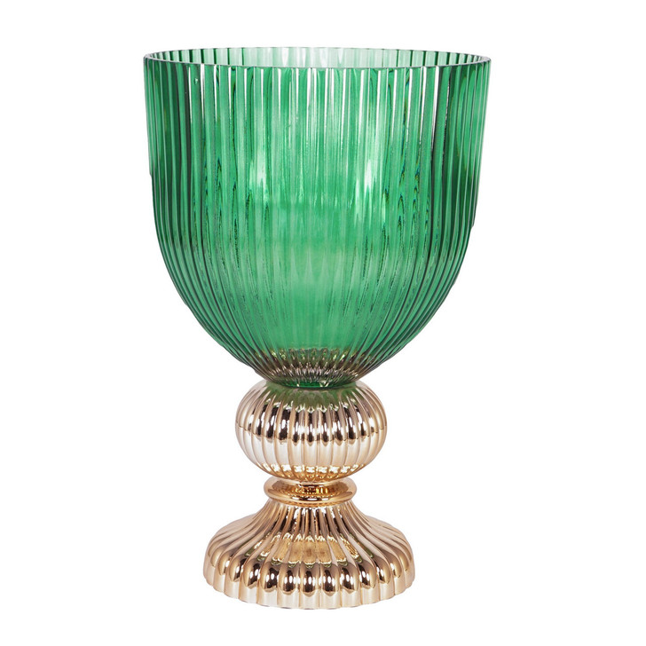 Mirage Green Glass Vase (40cm)