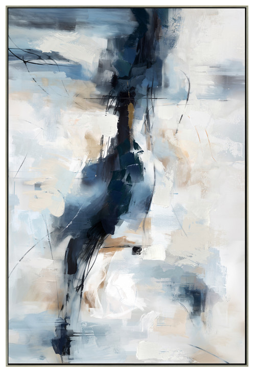Flowing Through Print on Canvas - 122.5 x 182.5 x 4.5cm
