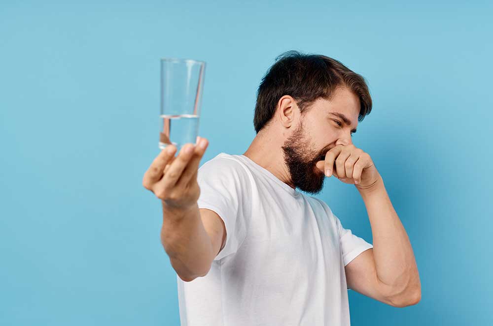 Why does my tap water smell funny? Virgin Pure