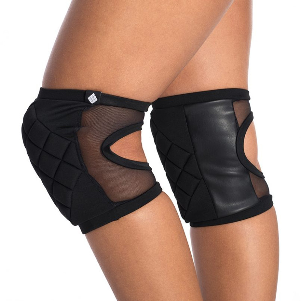 Poledancerka Knee Pads With Pocket - Black - X-POLE AUSTRALIA