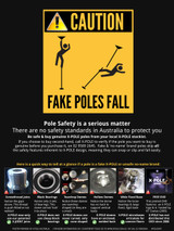 Fake Pole Caution POSTER