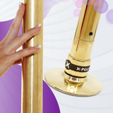 Maximize Your Practice with Our Height Adjustable X-POLE: Perfect Fit for Every Space