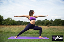 Round Neck Crop Top Purple