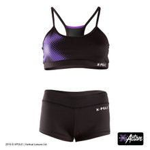 Combine with your choice of Pole Crop top for the Official X-POLE Team look