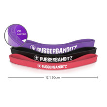 Rubberbanditz Pole Booty Band 12" - Robust