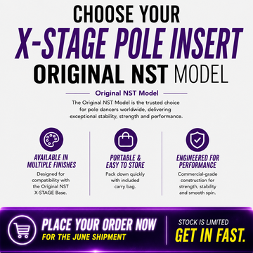 Pole Insert for your Original X-STAGE Base (NST Series)