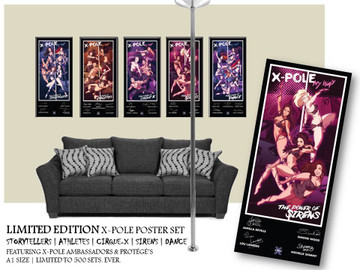 ...you get the Full Set of posters in one order. Perfect for your pole room!