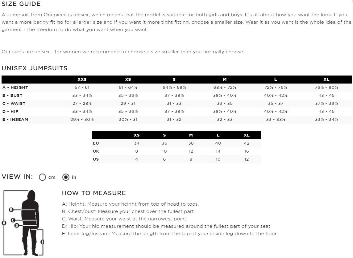 X Pole Height Chart