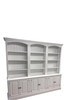 Somerton open bookcase dresser with lower cupboards