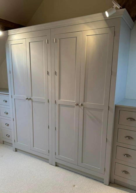 The Enfield, full length door larder cupboard, pantry cupboard with 4 full length spice racks.