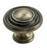 Antique brass round handles to match our cup handles. 