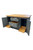 Stunning solid wood kitchen island with the option to have slide out shelf trays