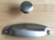 Brushed chrome cup and round handles