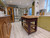 Customer's own phoButchers Block Island in "white tie" to of her amazing butchers block island