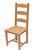 Solid wood ladder back chairs