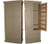 larder pantry provisions cupboard - door storage racks