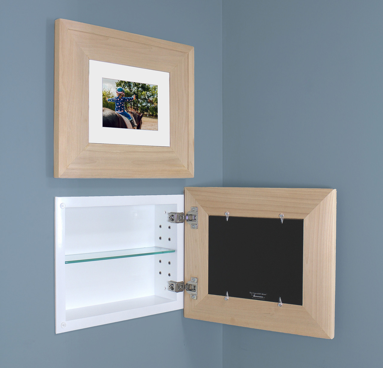 Landscape Unfinished (Raised Edge) Recessed Picture Frame ...