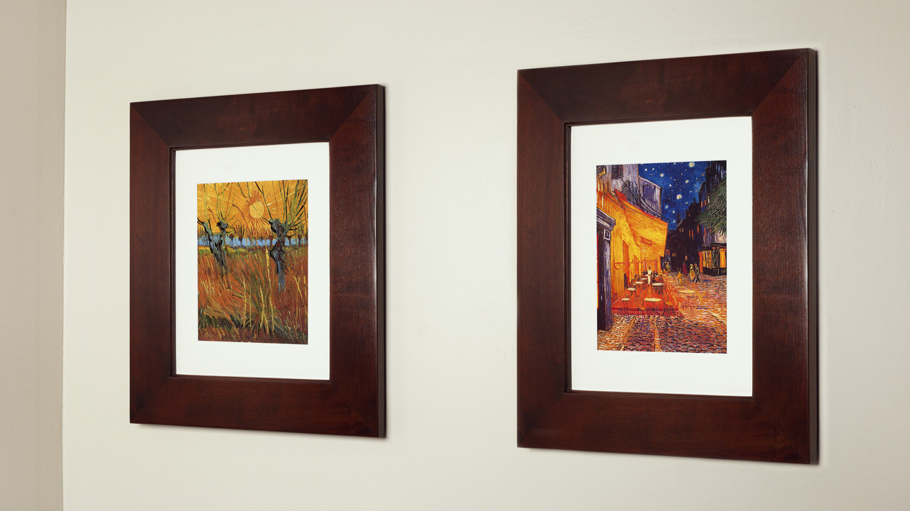 Regular Espresso Recessed Picture Frame Medicine Cabinet (13 1/8" x 16 ...